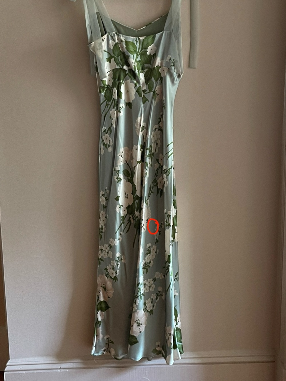 Reformation Alene Silk Slip Midi Dress with Tie Straps - Picture 9 of 15